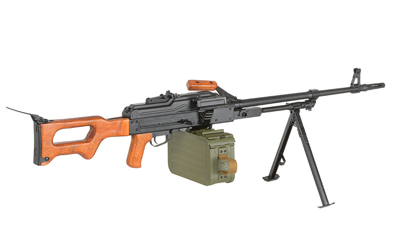 PKM H.M.G. Echtholz – 0,5J als Airsoft LMG von A&K, Ansicht 6