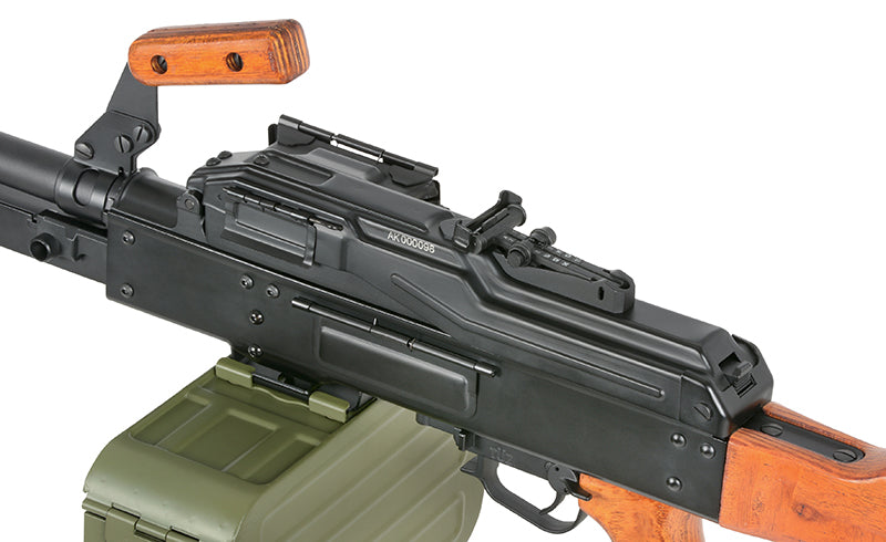 PKM H.M.G. Echtholz – 0,5J als Airsoft LMG von A&K, Ansicht 10