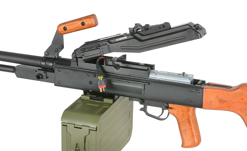 PKM H.M.G. Echtholz – 0,5J als Airsoft LMG von A&K, Ansicht 11
