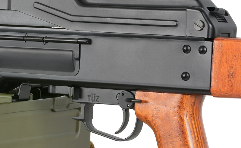 PKM H.M.G. Echtholz – 0,5J als Airsoft LMG von A&K, Ansicht 13