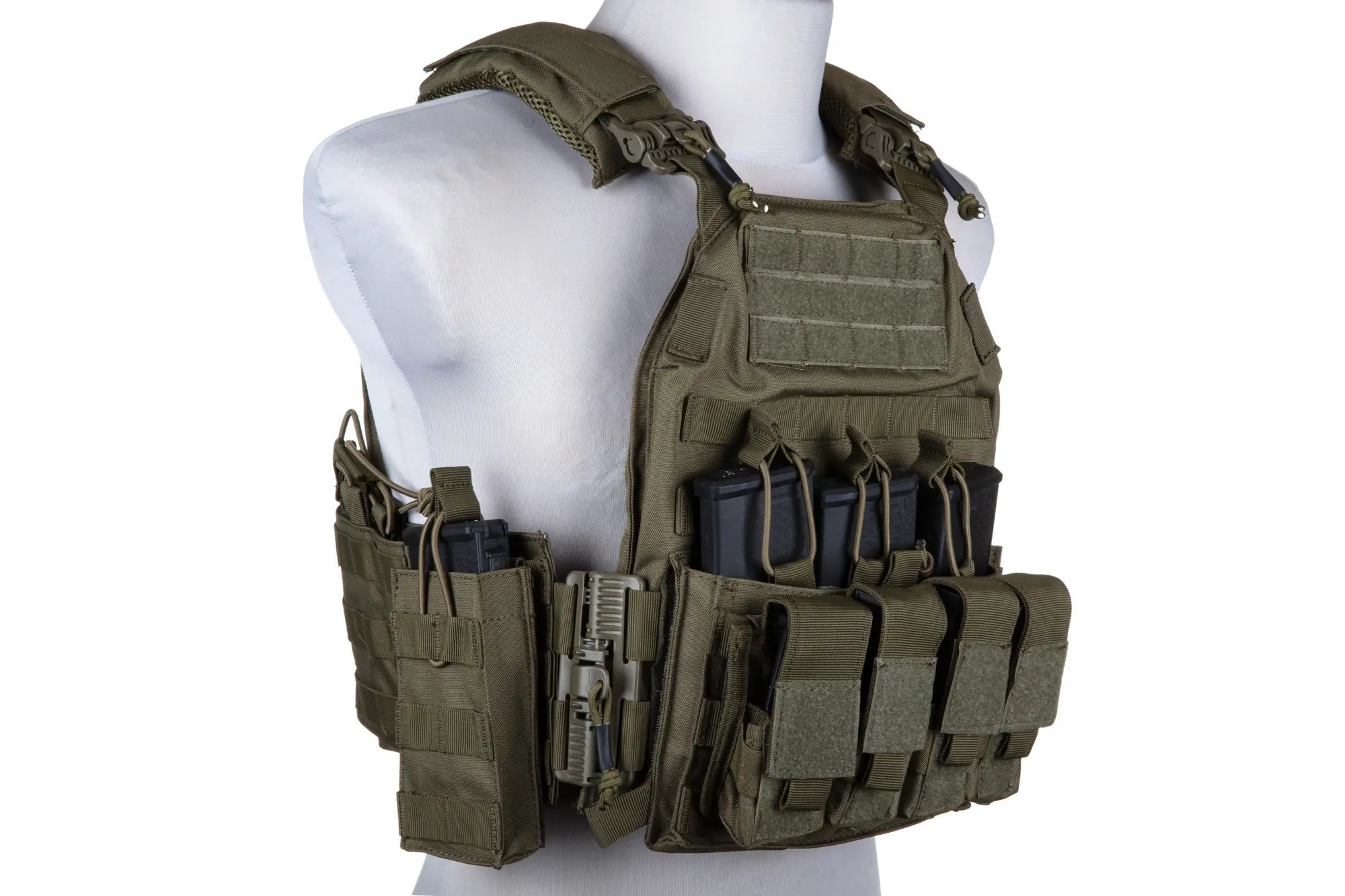 Plate Carrier taktische Weste 8944-1 GFC Tactical Oliv als MOLLE Pouch, Ansicht 3