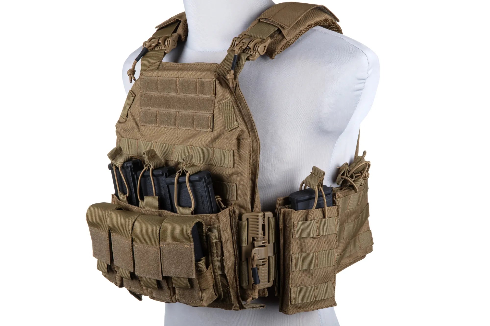 Plate Carrier taktische Weste 8944-1 GFC Tactical Tan als MOLLE Pouch, Ansicht 2