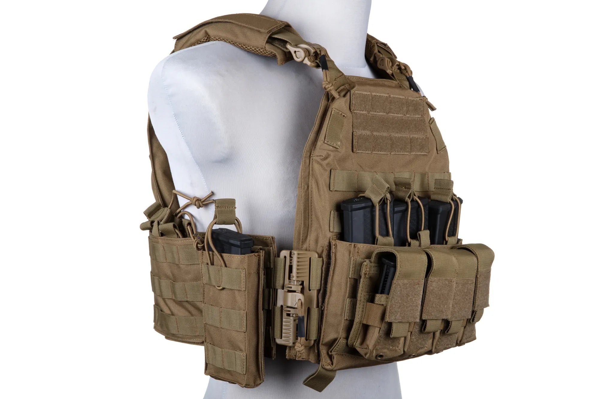 Plate Carrier taktische Weste 8944-1 GFC Tactical Tan als MOLLE Pouch, Ansicht 3
