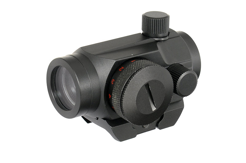 QD Red Dot Sight 1x28 - high/low als Airsoft Red Dot von PCS in Rot, Ansicht 4