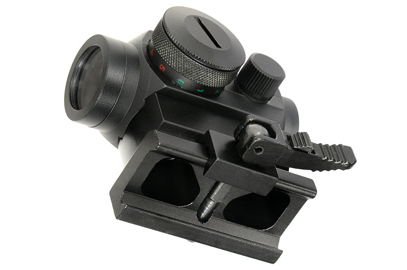 QD Red Dot Sight 1x28 - high/low als Airsoft Red Dot von PCS in Rot, Ansicht 5