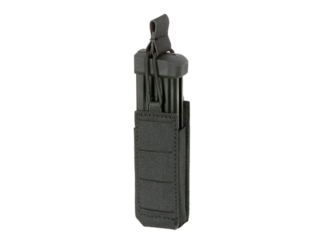 Single Elastic Laser-Cut Pistol Magazine Pouch - Black als Airsoft Magazin in Schwarz, Ansicht 4