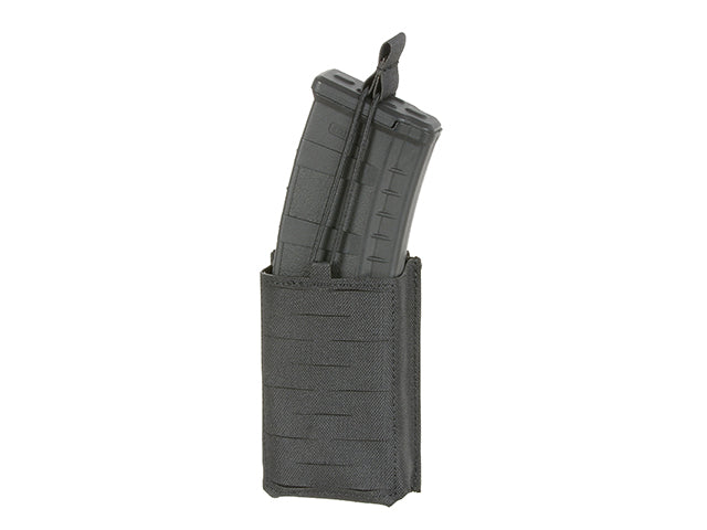 Single Laser-Cut Compact Magazine Pouch for AR15/AK - Black