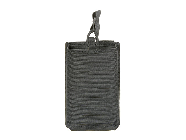 Single Laser-Cut Compact Magazine Pouch for AR15/AK - Black als Airsoft Magazin in Schwarz, Ansicht 3
