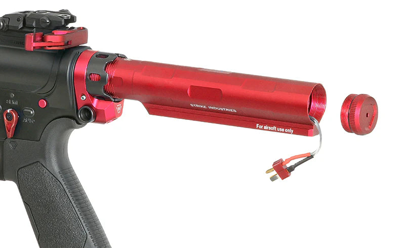 Strike industries 10" Raiders SBR AEG, GEN-2 - Red – 0,5J - Produktbild 17 bei VARION