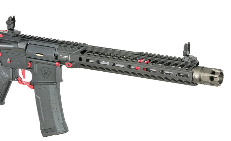 Strike industries 13.5" Raiders Competition Carbine AEG, GEN-2 - Red – 0,5J - Produktbild 9 bei VARION