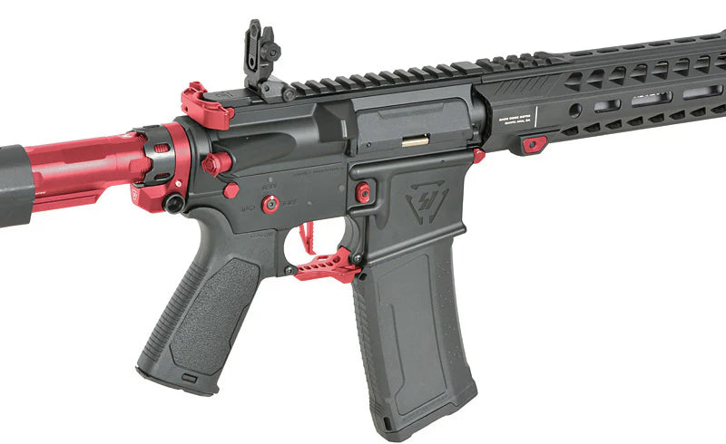 Strike industries 13.5" Raiders Competition Carbine AEG, GEN-2 - Red – 0,5J - Produktbild 10 bei VARION