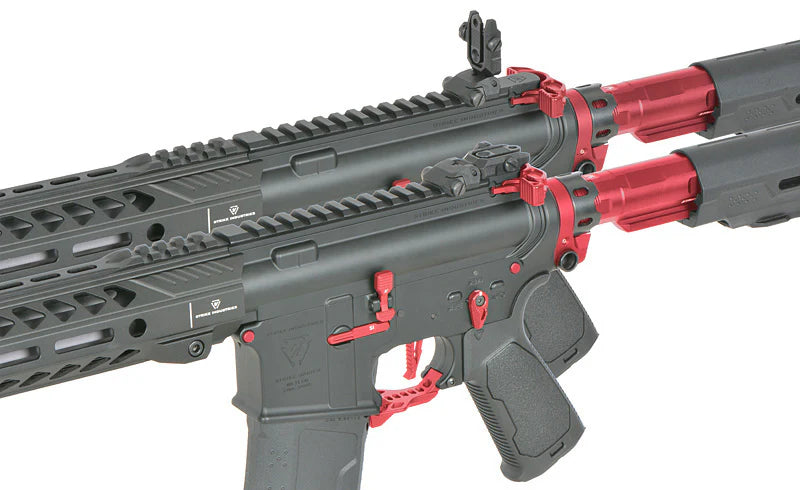 Strike industries 13.5" Raiders Competition Carbine AEG, GEN-2 - Red – 0,5J - Produktbild 13 bei VARION