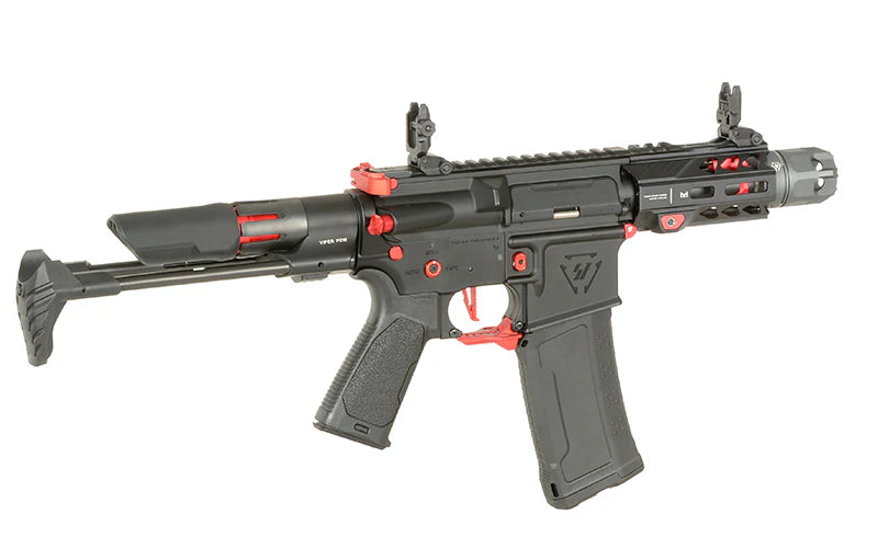 Strike industries 4" Raiders Competition PDW AEG - Red – 0,5J - Produktbild 11 bei VARION