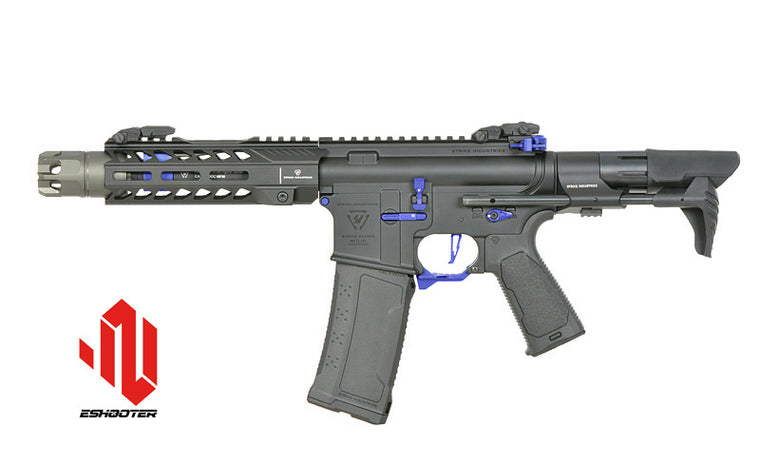 Strike Industries 7" Raider Competition CQB AEG GEN-2 Blue - 0,5J