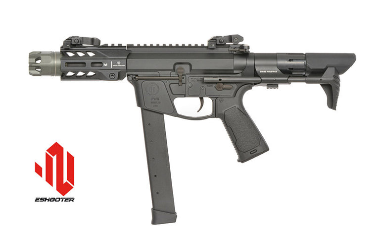 Strike Industries x PWS Viper PDW 4" - Eshooter ETU, GEN-2 Schwarz - 0,5J