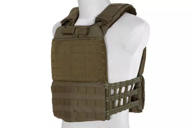 Tactical Plate Carrier MOLLE/Laser-Cut – Olive als MOLLE Pouch, Ansicht 2