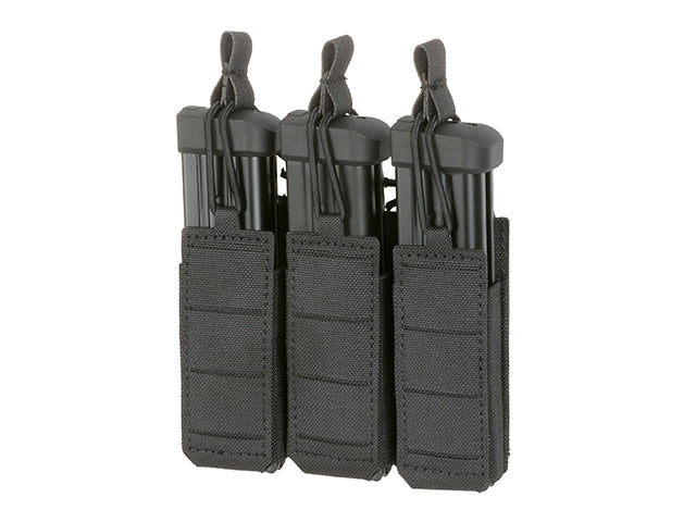 Triple Elastic Pistol Magazine Pouch Laser-cut - Black als Airsoft Magazin in Schwarz, Ansicht 4