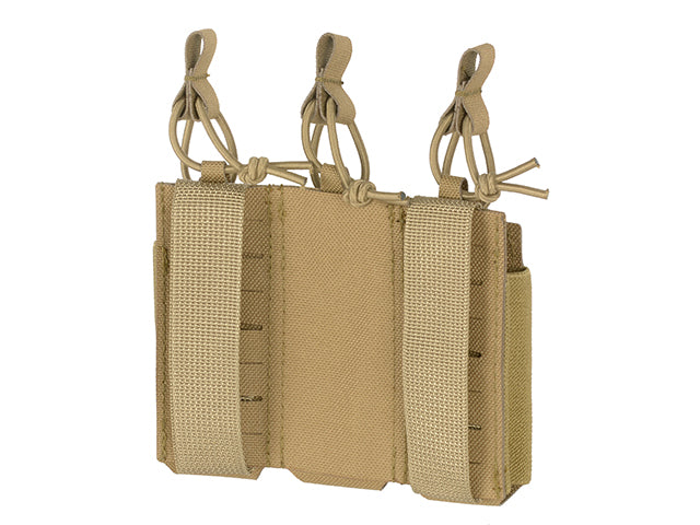 Triple Elastic Pistol Magazine Pouch Laser-cut - Coyote als Airsoft Magazin in Tan, Ansicht 5