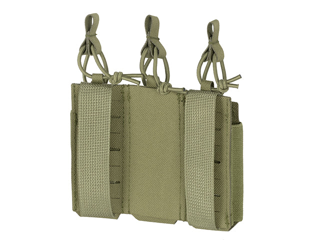 Triple Elastic Pistol Magazine Pouch Laser-cut - Olive als Airsoft Magazin, Ansicht 5
