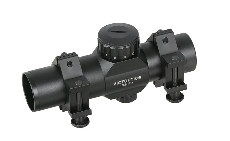 VictOptics T1 1x30 Red Dot Sight - low rings als Airsoft Red Dot von Vector Optics in Rot, Ansicht 3