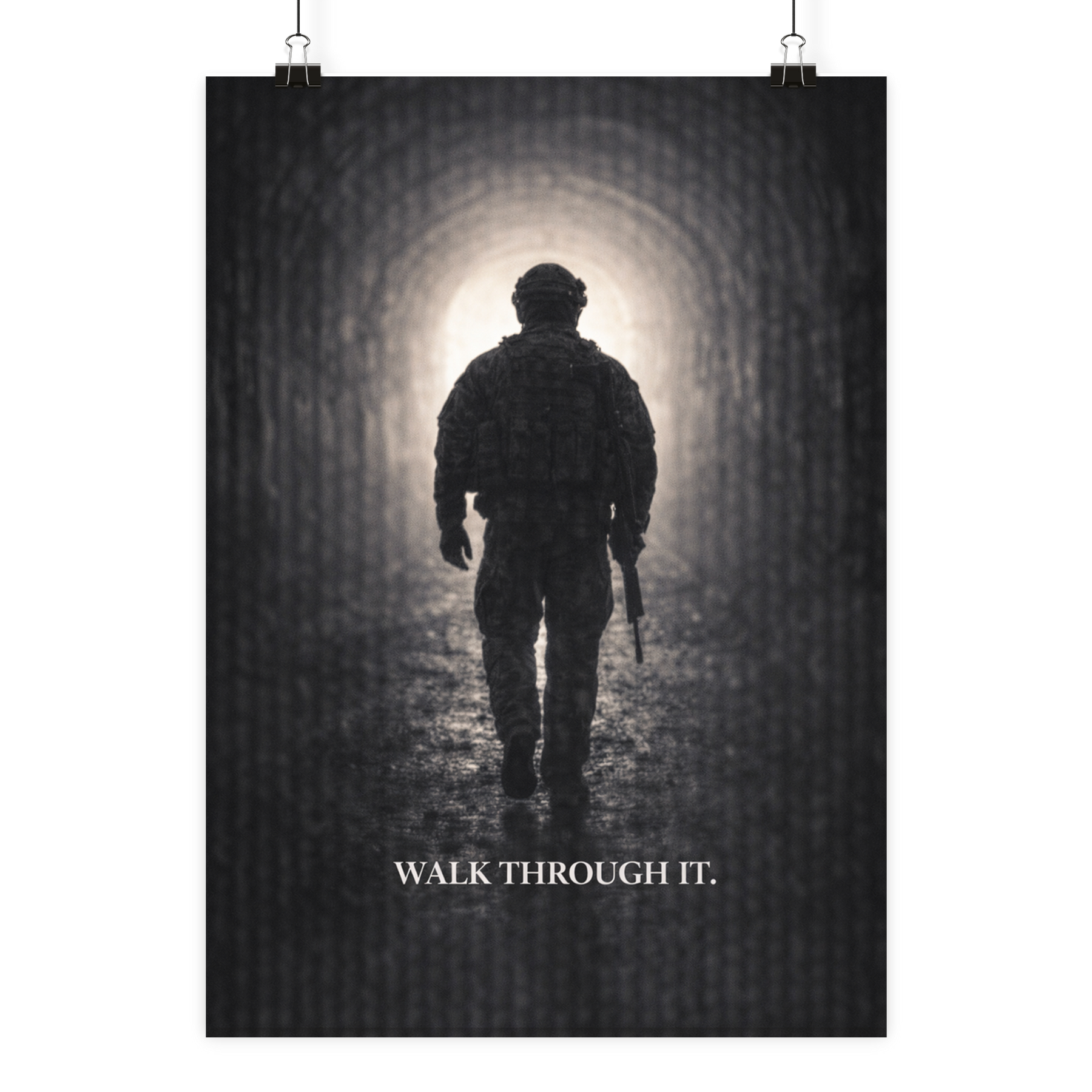 Walk through it. - Poster Din A1 (hoch)