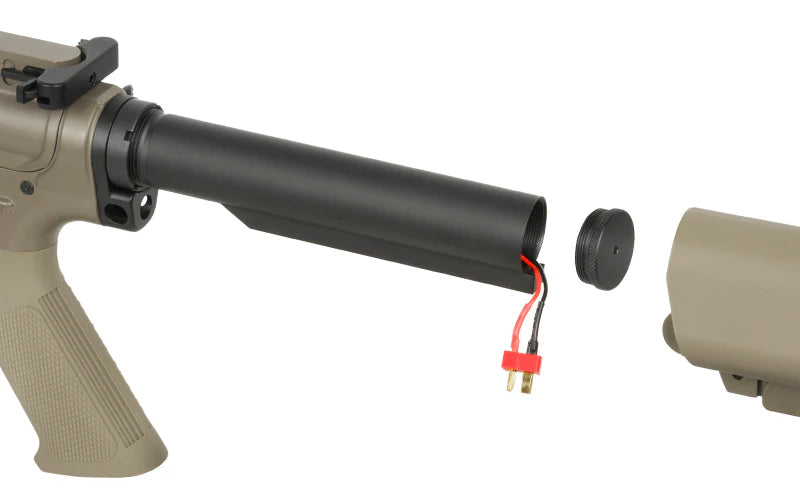 WE13 13" M4/AR-15 Knight's Armament, 30 RPS, ETU Tan – 0,5J - Produktbild 15 bei VARION