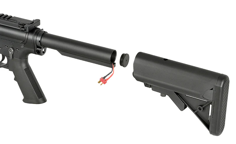 WE13 9,5" M4/AR-15 Knight's Armament, 30 RPS, ETU Schwarz – 0,5J - Produktbild 13 bei VARION