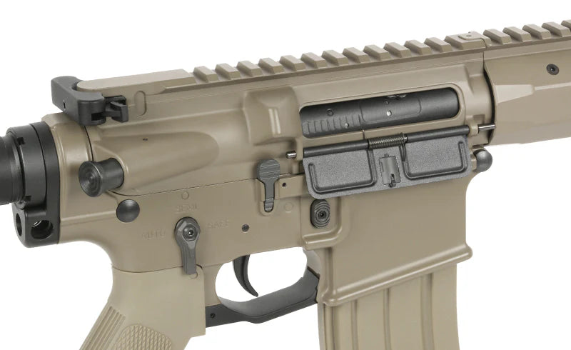 WE13 9,5" M4/AR-15 Knight's Armament, 30 RPS, ETU Tan – 0,5J - Produktbild 12 bei VARION