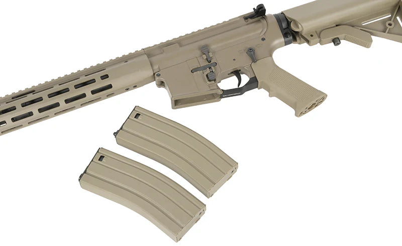 WE13 9,5" M4/AR-15 Knight's Armament, 30 RPS, ETU Tan – 0,5J - Produktbild 16 bei VARION