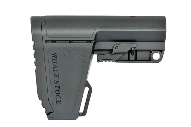 Whale Stock kurz für AR-15/M4 Black als Airsoft Zubehör von CYMA in Schwarz, Ansicht 5